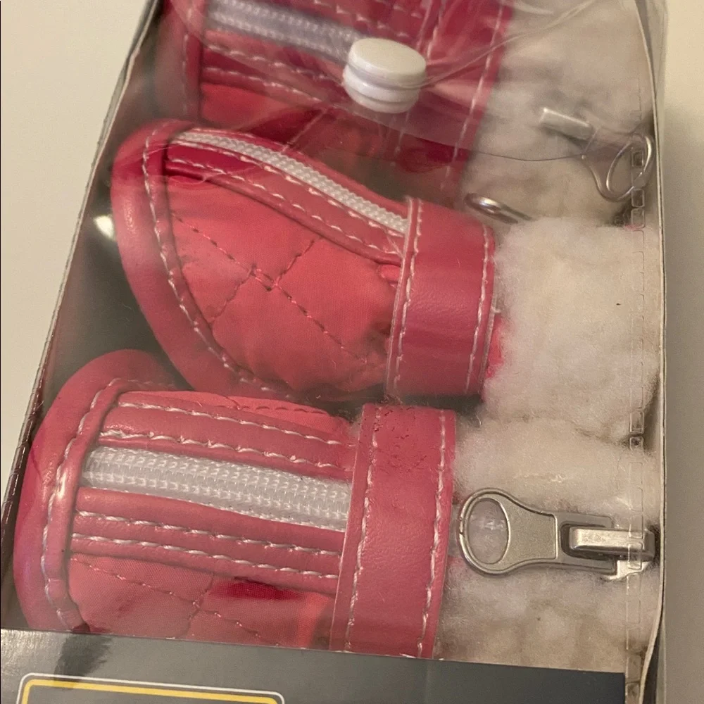 Pup Crew Dog Shoes Small Pink